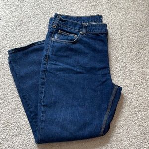 Carhartt Mens Relax Fit Jeans with Straight legs  Dark Denim  Size 46x30